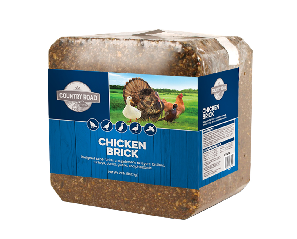 Country Road Chicken Brick Poultry Block, 21 lb. Block 51772 Rural King