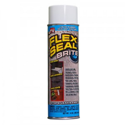 Flex Seal Brite White Liquid Rubber Sealant & Coating 14 oz FSWHTR20