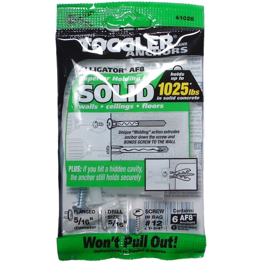 Midwest Fastener 5/16\" Toggler Alligator Wall Anchors 650490 Rural King