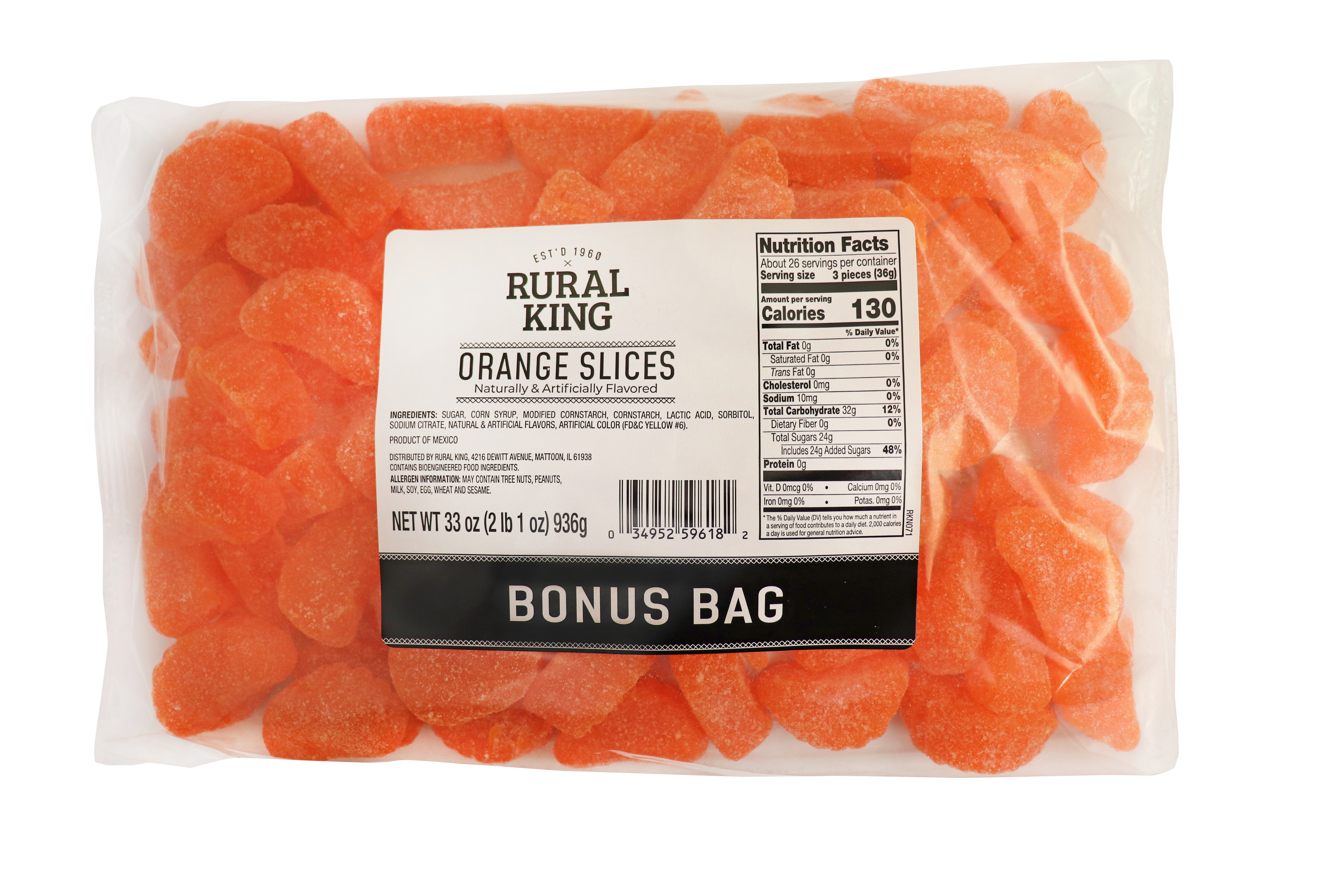 Rural King Orange Slices Bonus 33oz. | Rural King