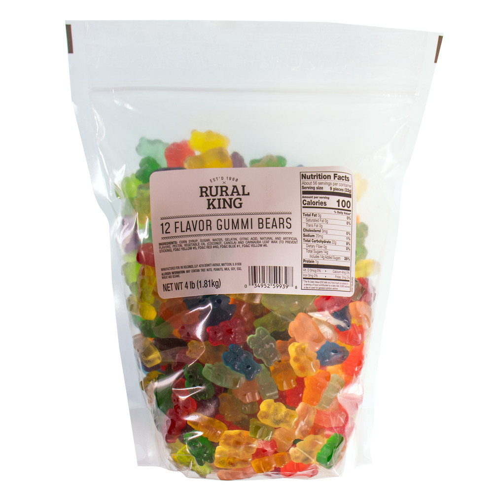 Rural King Gummi 12 Flavor Bears Bonus 25oz. | Rural King
