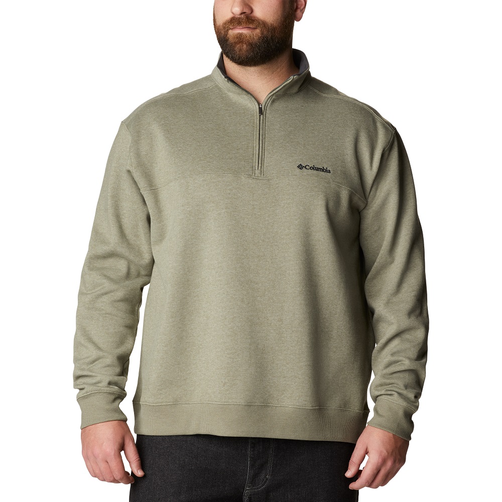 Columbia Men's Hart Mountain™ II Half Zip, Carbon Heather