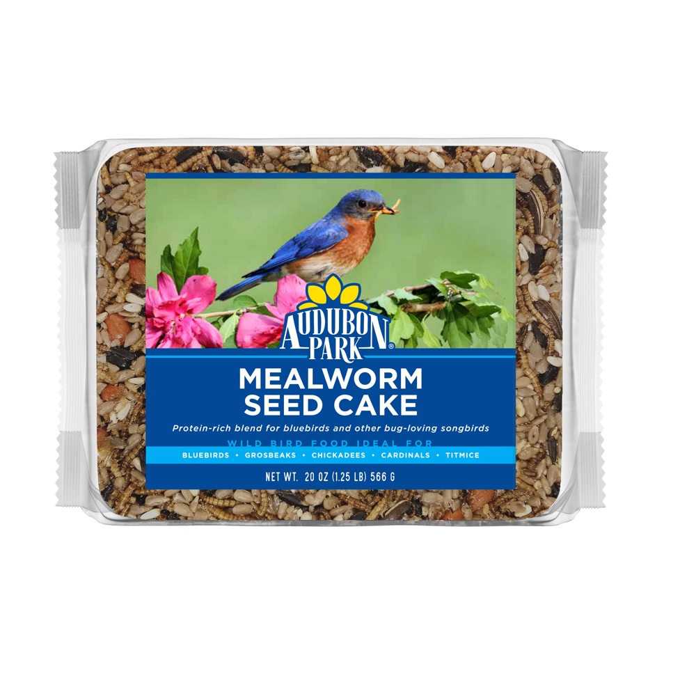 Audubon Park Mealworm Seed Cake Wild Bird Food, 20 oz. Cake Rural King