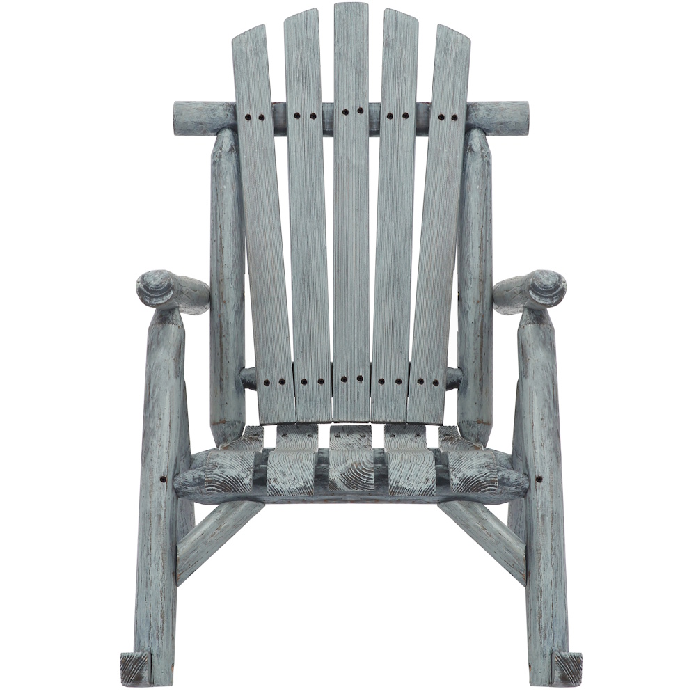 Backyard Expressions Log Rocker, Antique Grey - 912231 | Rural King