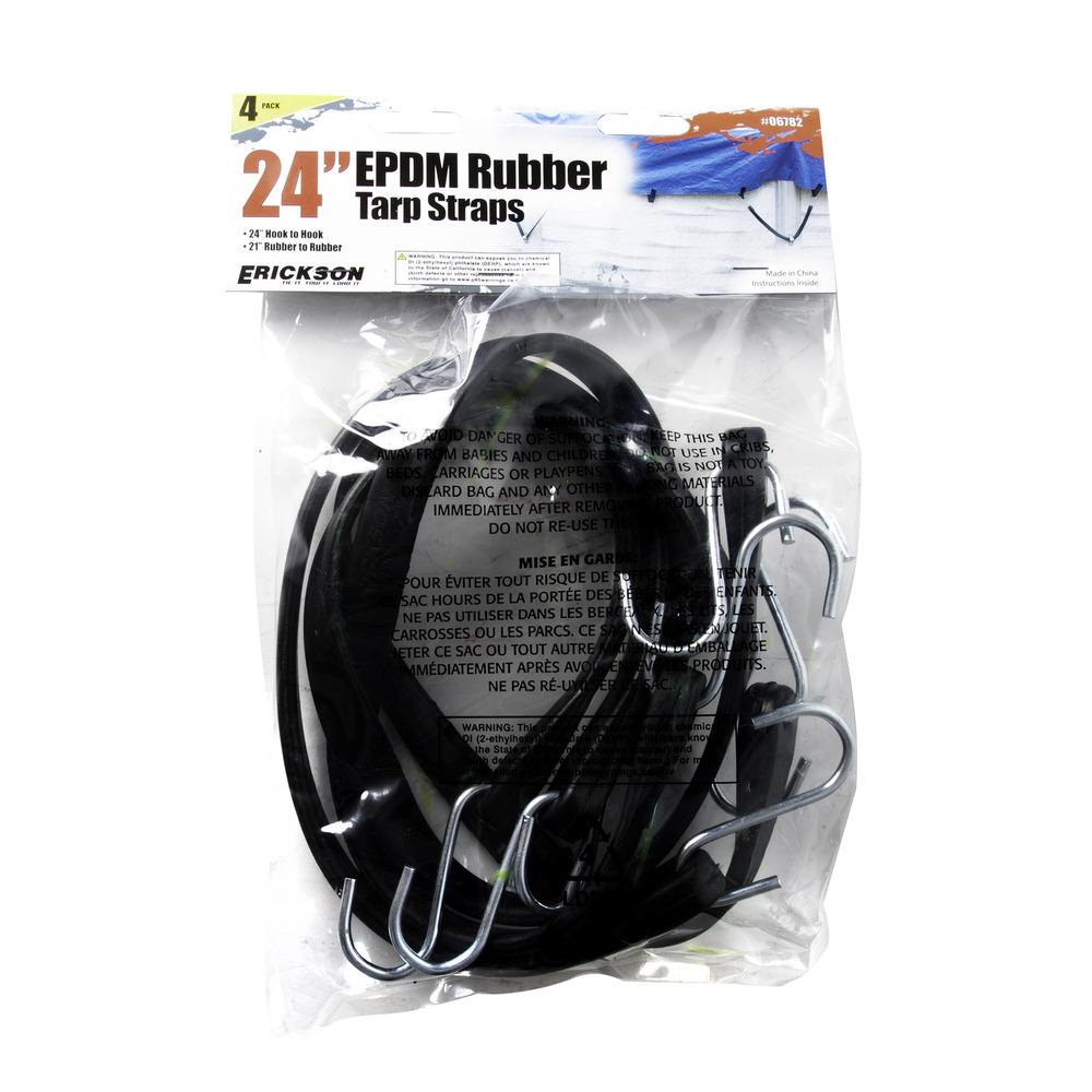 Erickson 24\" EPDM Rubber Tarp Straps, 4 Pack 06782 Rural King