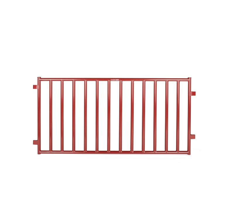 Tarter® 6' Vertical Bar Panel for Small Animals, Red Tarter® 6' Vertical Bar Panel for Small Animals, Red