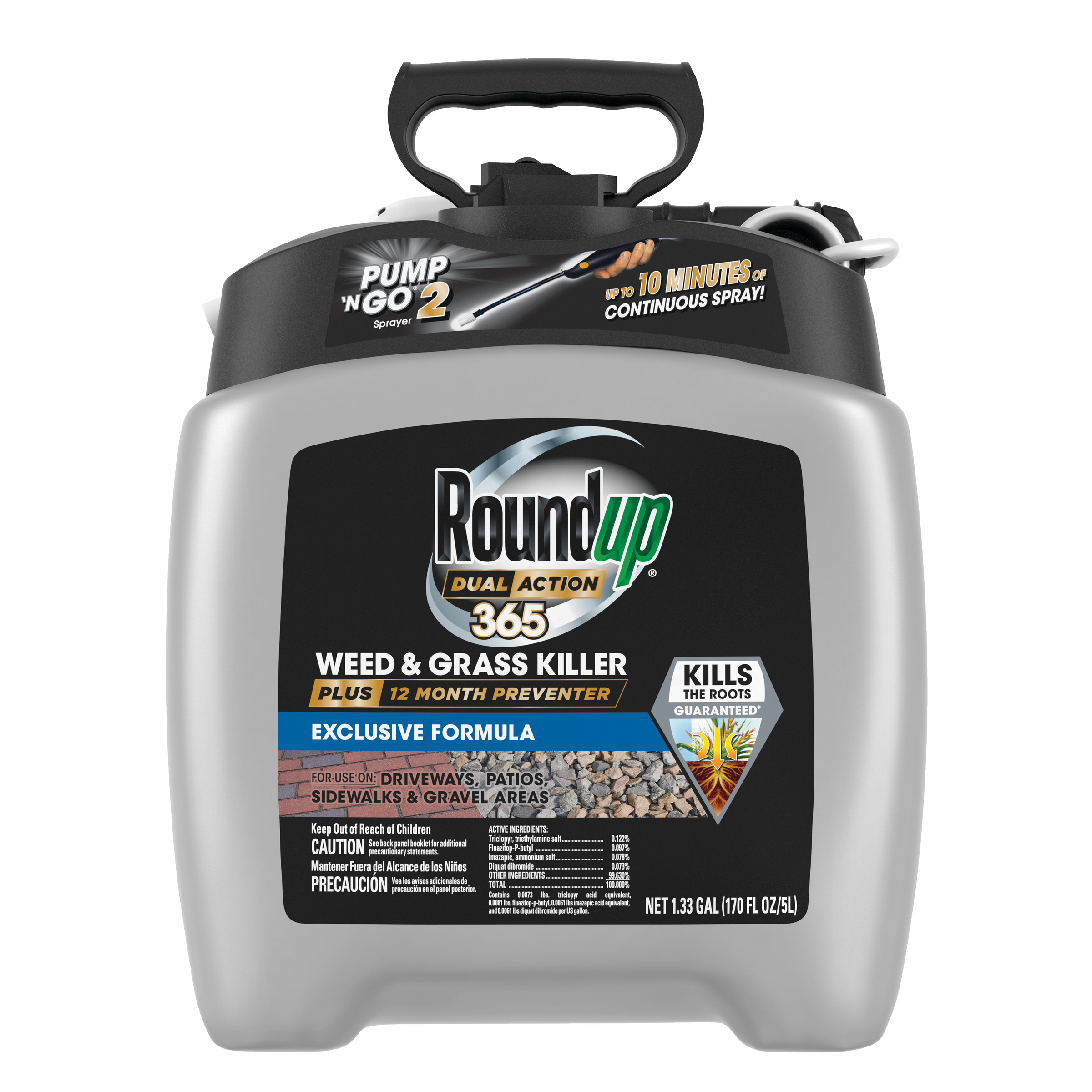 Roundup Dual Action 365 Weed & Grass Killer Plus 12 Month Preventer