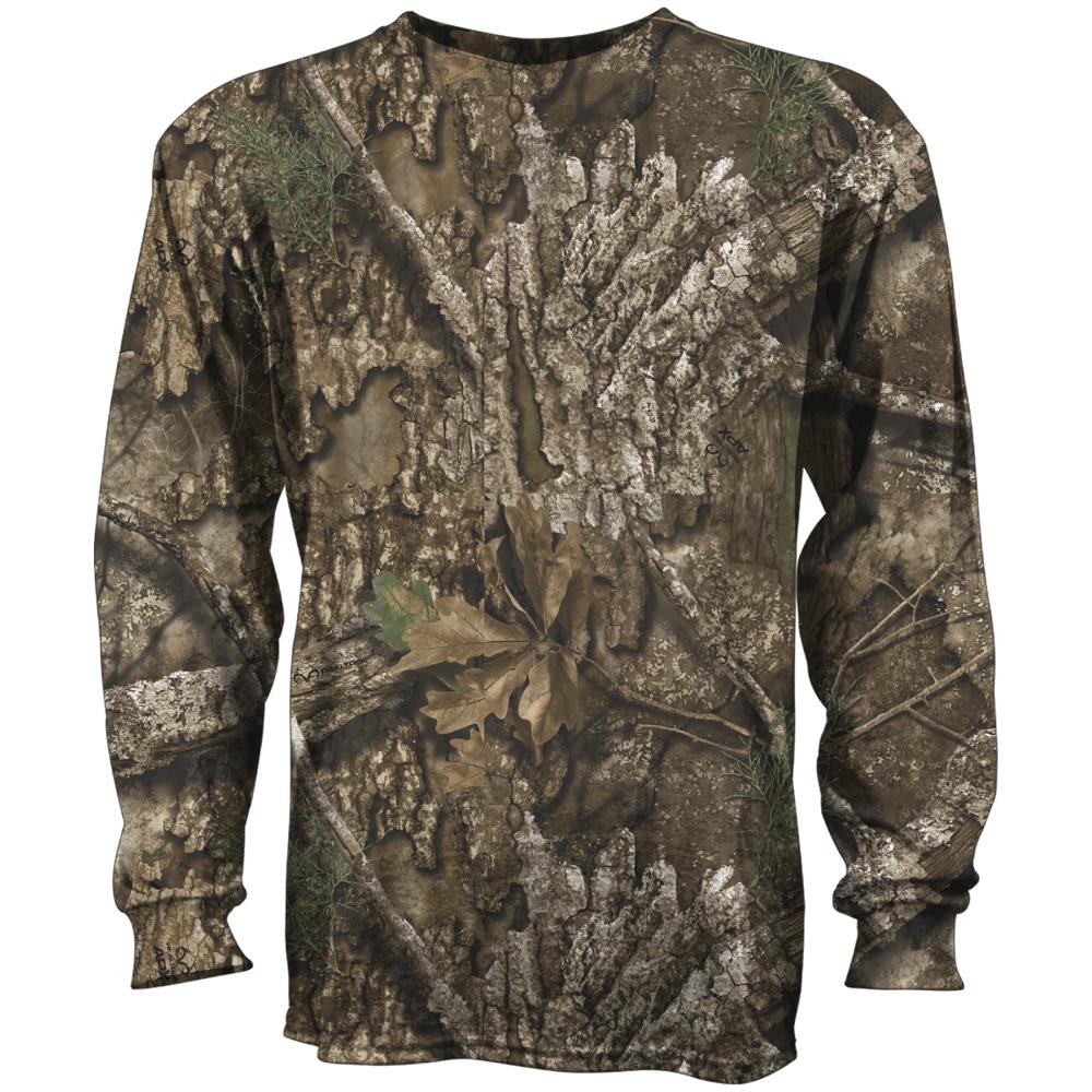 Real Tree Long Sleeve Camo T-Shirt, Realtree APX - RT1M
