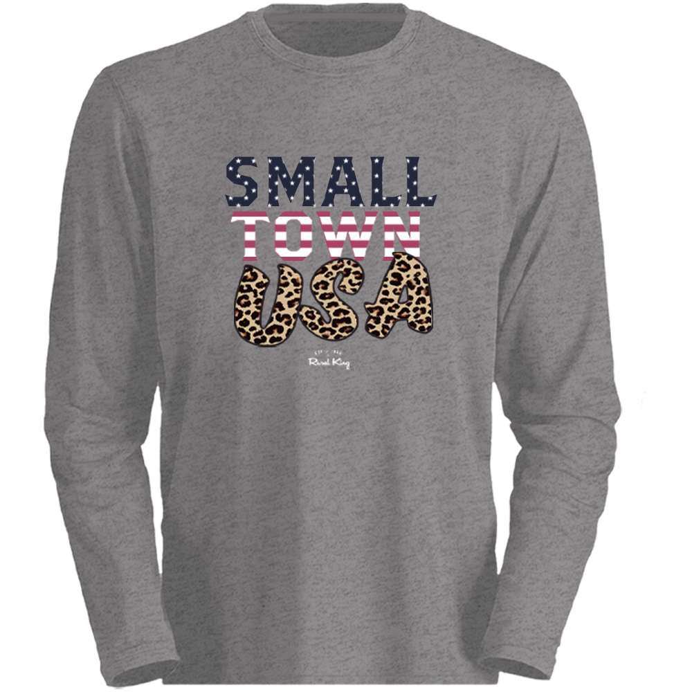 Rural King Women's \"Small Town USA\" Long Sleeve Shirt RKPLLS52