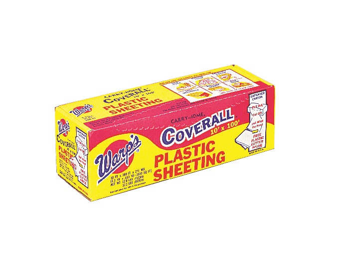 CarryHome Coverall Consumer Clear 10' x 100' Plastic Sheeting 2CD10C Rural King