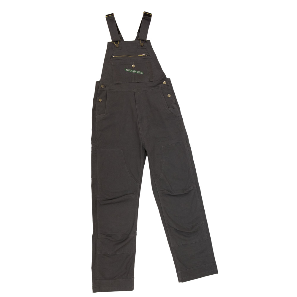 Key Mens Flex Duck Bib Overall, Slate 211.061 Rural King