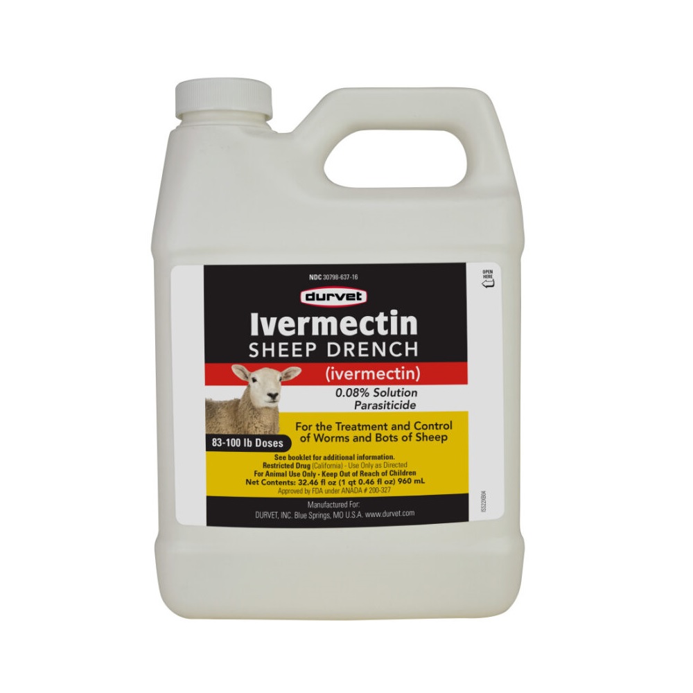 Durvet Ivermectin Sheep Drench, 960 mL 043709 Rural King