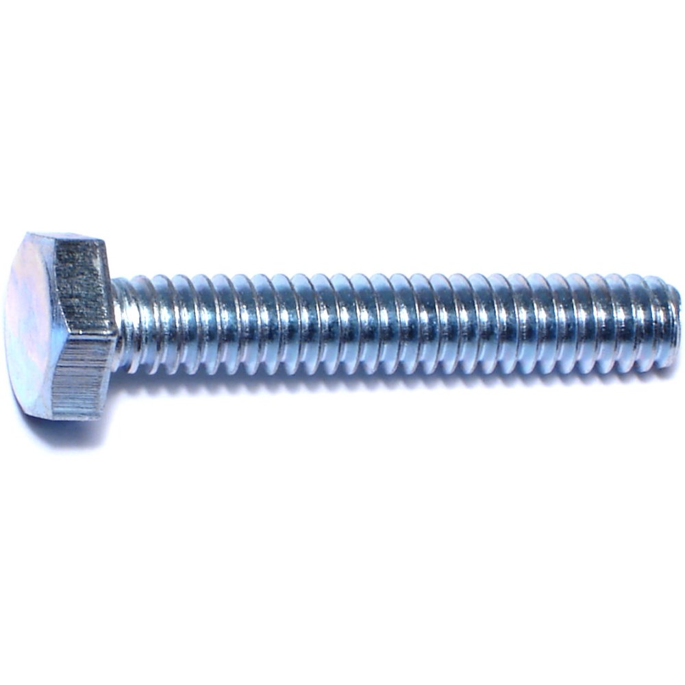 Midwest Fastener 1/4\"20 x 11/2\" Zinc Plated Coarse Full Thread Hex Head Tap Bolts 85331
