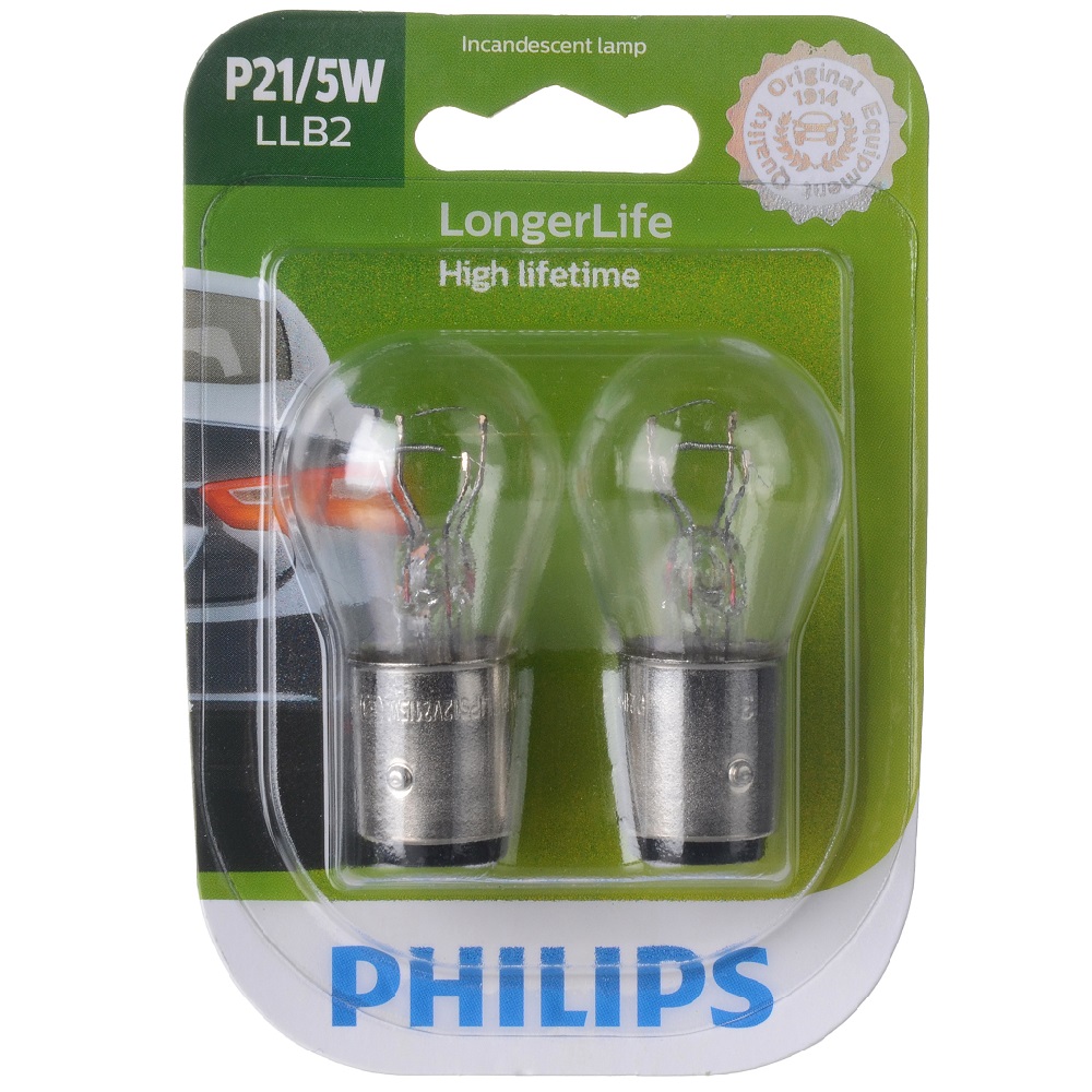 Lampadina Philips Carlight 24V 21W P21 – Ricambio Per Fari Auto E Moto, Luce Chiara E Affidabile