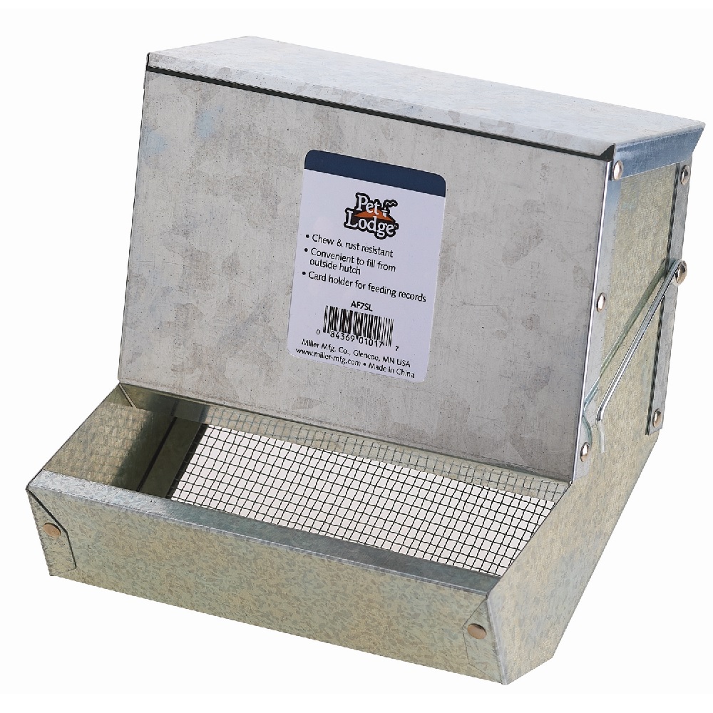 Pet Lodge Galvanized Steel Sifter Feeder AF7SL Rural King