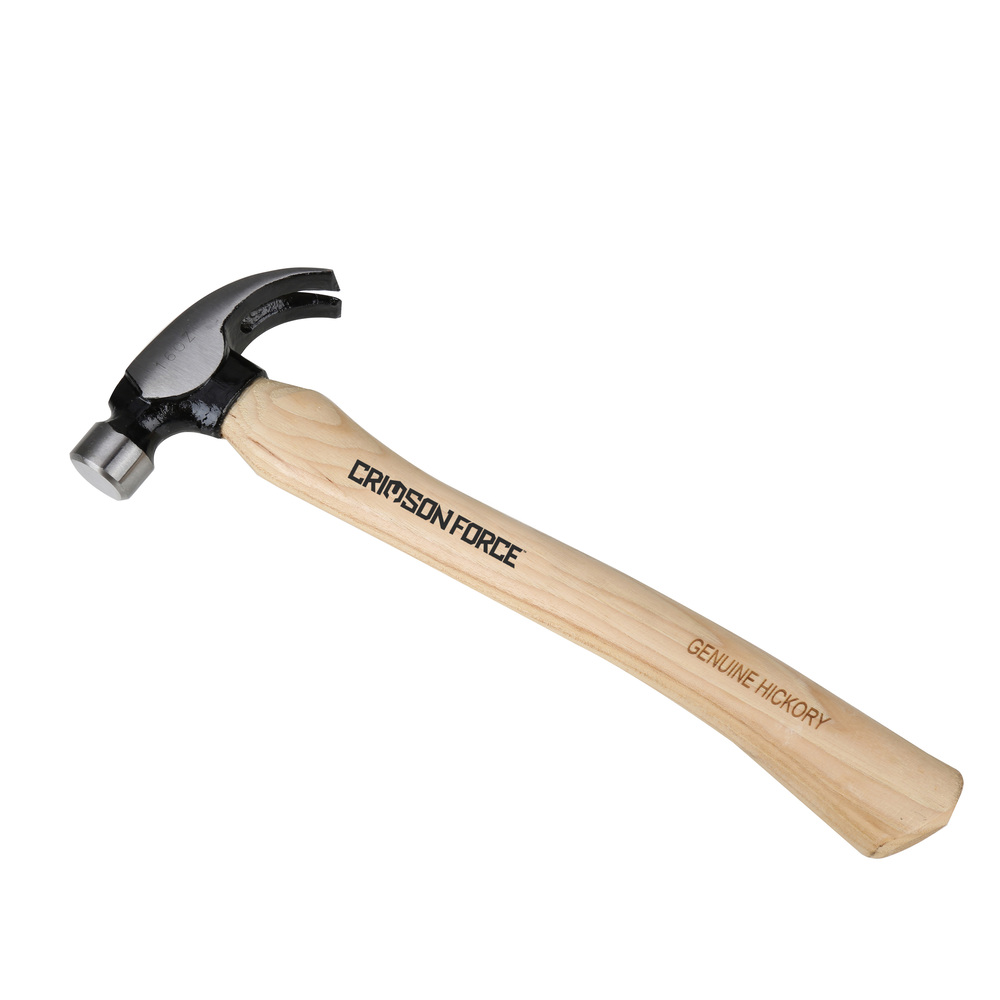 Crimson Force 16 oz. Hickory Claw Hammer - CT-2421-002