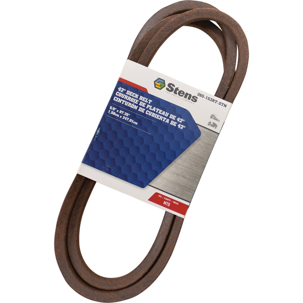 Stens OEM Replacement Engine to Deck Belt Replaces MTD 9540485 265