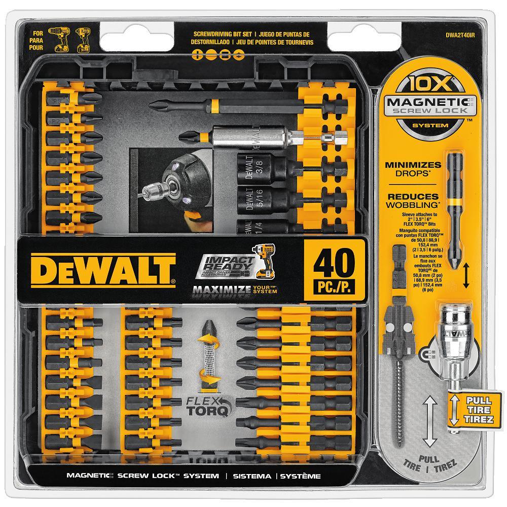 DeWalt Bit-Set 32-teilig – 25 Mm, Mit Bithalter & Adapter, DT70560T-QZ