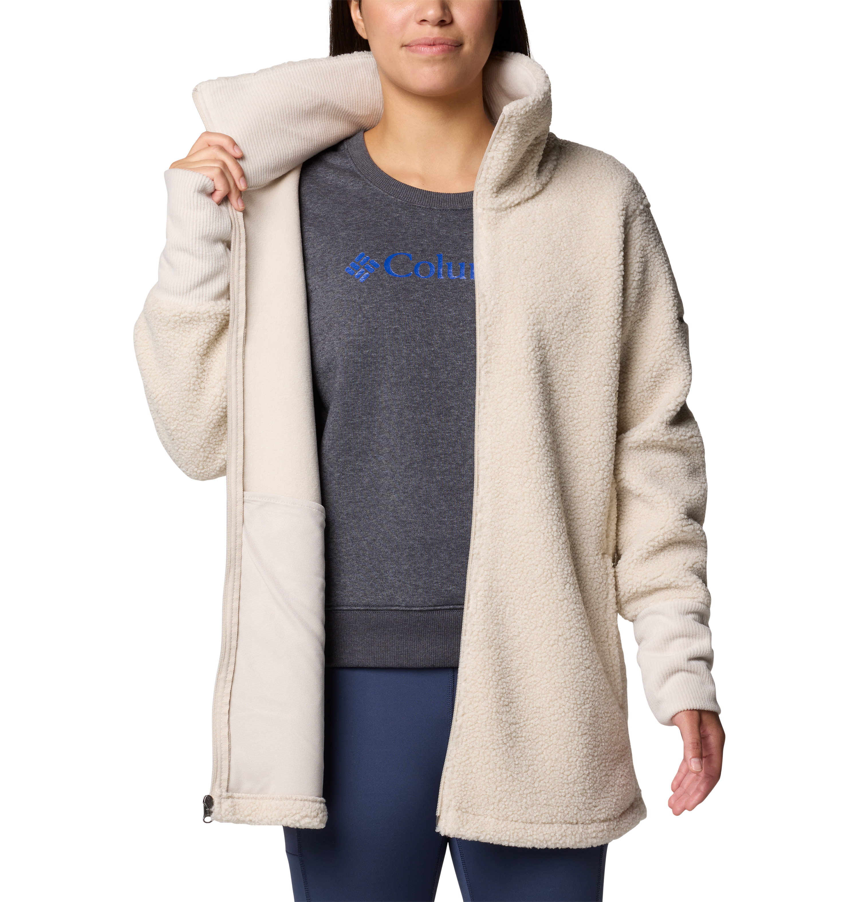 ★Columbia/コロンビア★Blue Point Creek Fleece 関税込★ Columbia Women's Blue Point Creek Fleece Full Zip, Camel