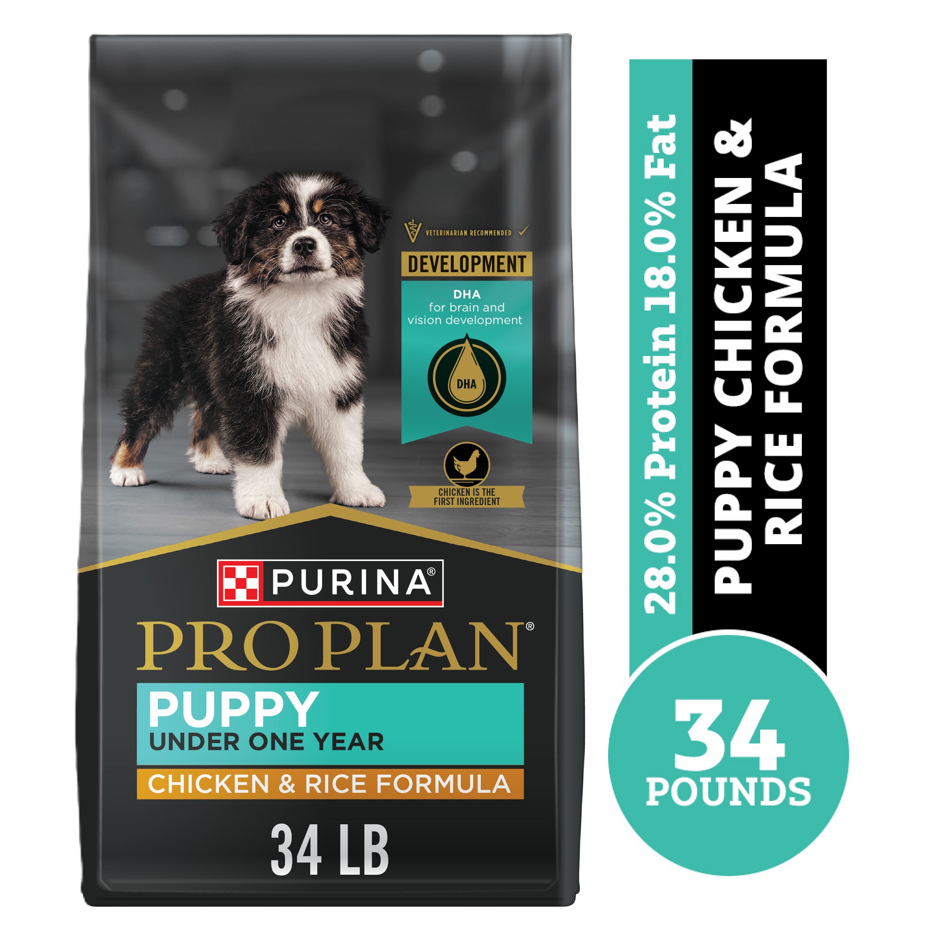 Purina Pro Plan High Protein Dry Puppy Food, Chicken and Rice Formula - 34  lb. Bag | Rural King