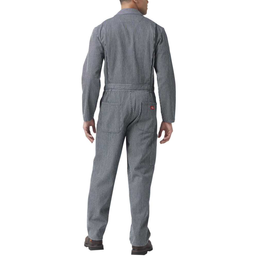 Dickies Mens Hickory Stripe Coverall, Rinsed Hickory Stripe