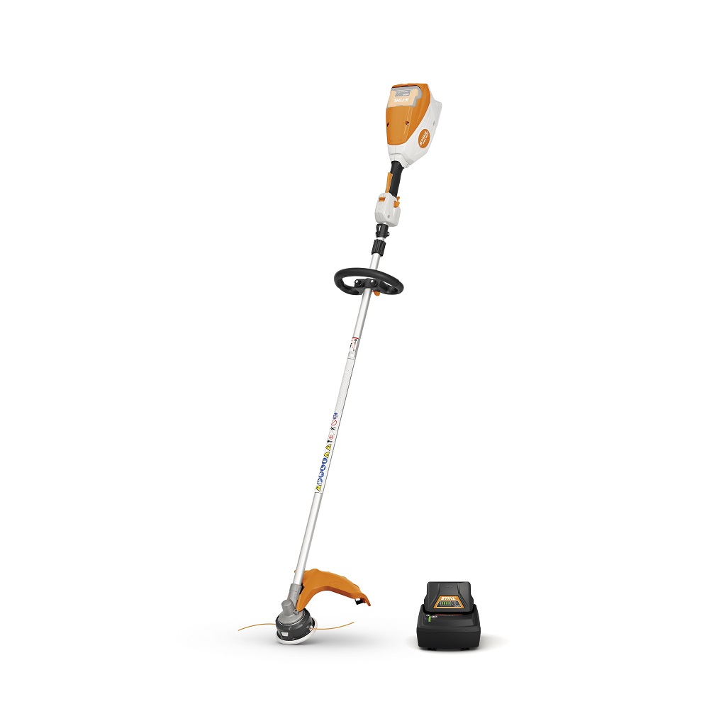 STIHL LithiumIon Cordless Loop Handle Trimmer with Battery and Charger