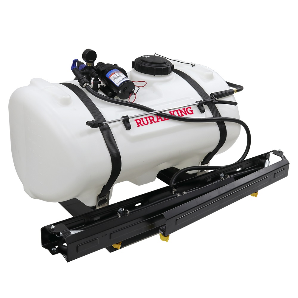 Rural King 40Gallon 3Point Broadcast Sprayer 2.2GPM, 10' Swath, 70
