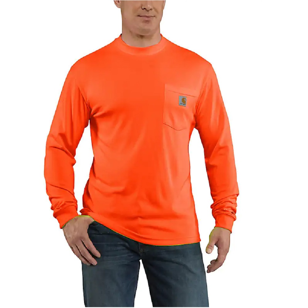 Carhartt® Men's Force High Visibility Color Enhanced Long Sleeve T