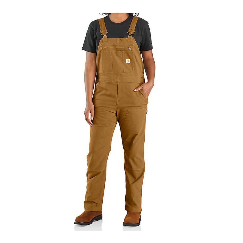 Carhartt® Women's Rugged FlexΩ Loose Fit Canvas Bib Overalls 102438 Rural King
