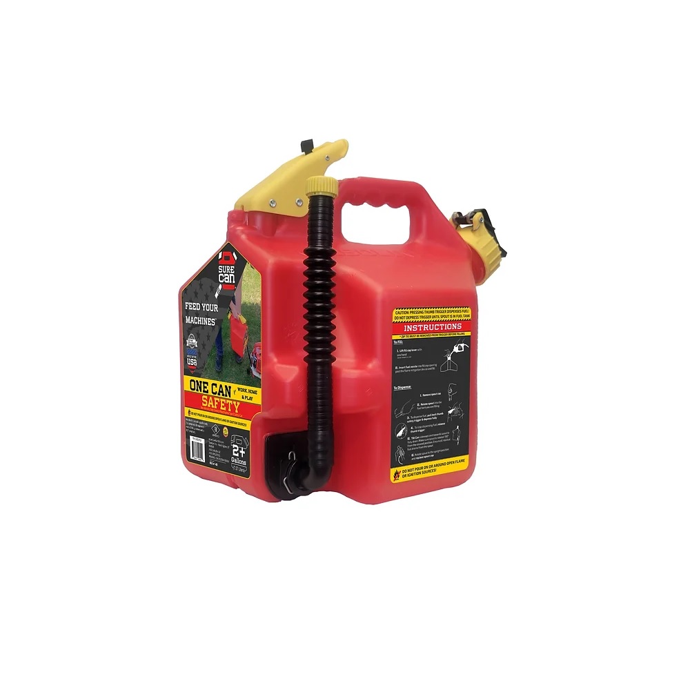 SureCan Gasoline Type II Safety Can, 2+ Gallon - SUR2SFG2 | Rural King