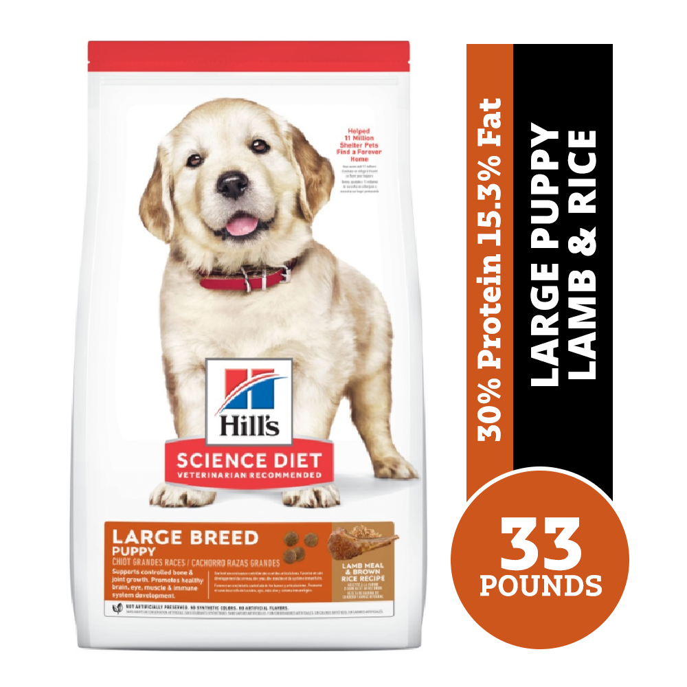 Hill s Science Diet Puppy Large Breed Lamb Meal Brown Rice