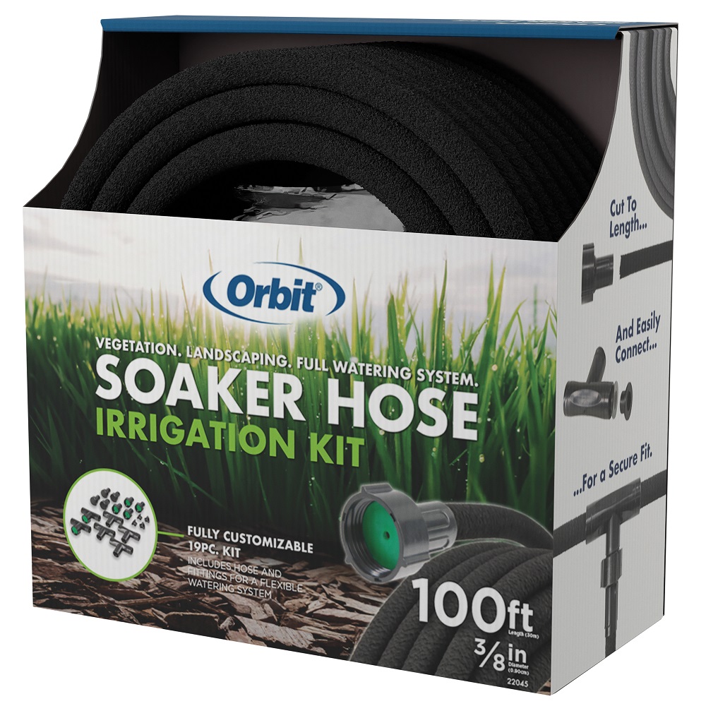 Orbit 3/8" Garden Soaker Hose Kit, 100' - 22045