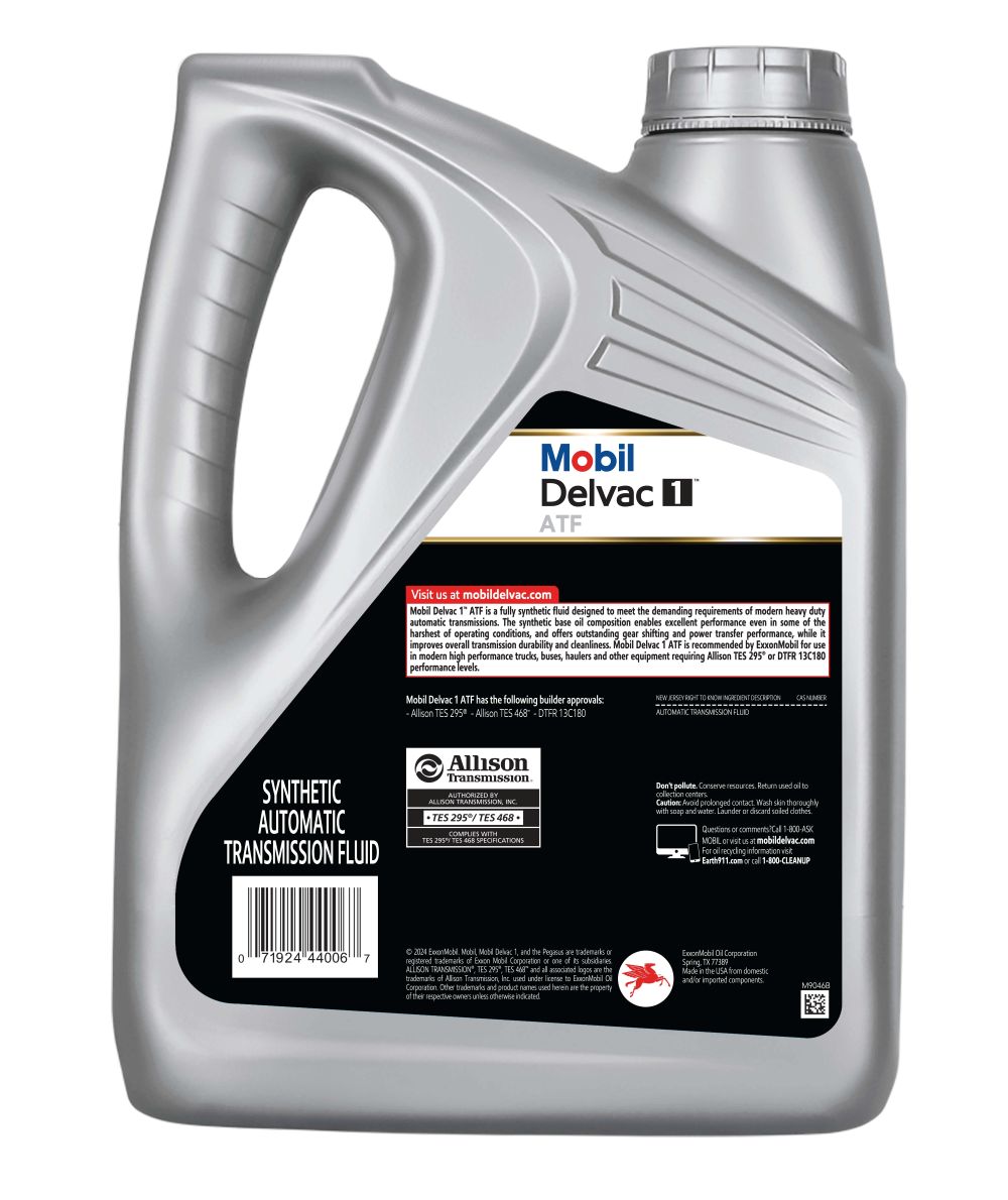 Mobil Delvac 1 Automatic Transmission Fluid, 1 Gallon-122062
