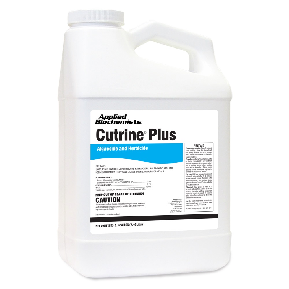 Cutrine® Plus Algaecide and Herbicide, 2.5 Gallon 1515.225 Rural King