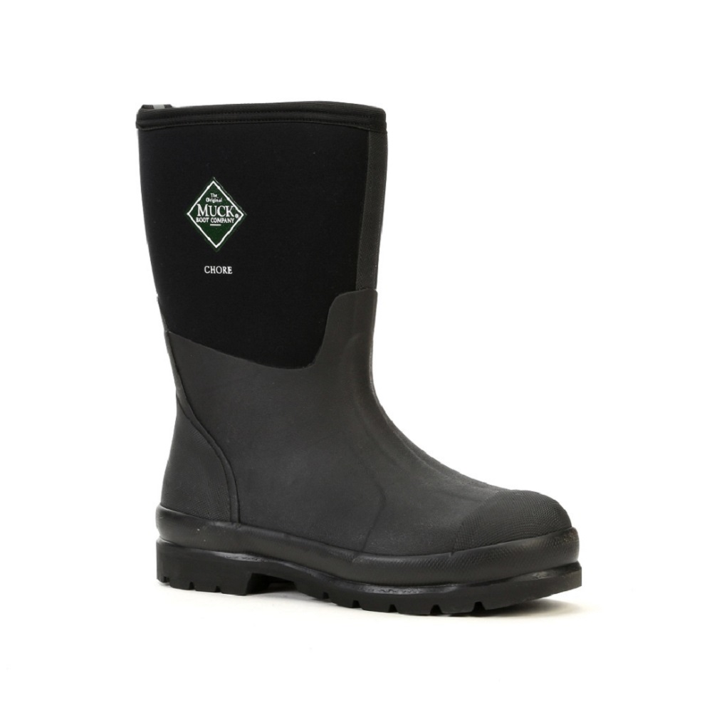Muck Men's Chore Classic Mid Black Boot CHM000A Rural King