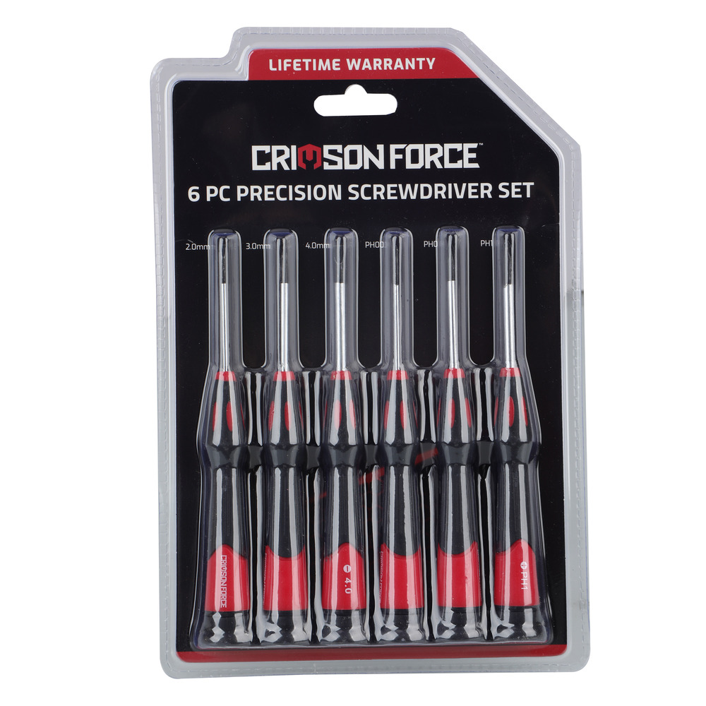Crimson Force 6-Piece Precision Screwdriver Set - CT-2442-008