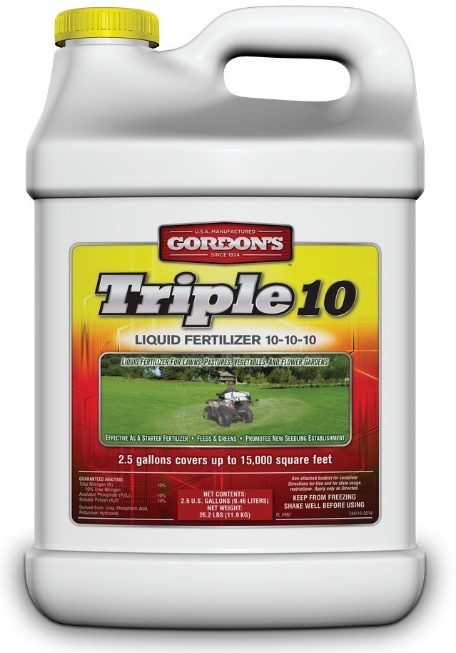 Gordons Triple10 2.5 Gallons 101010 Liquid Fertilizer 7441122 Rural King