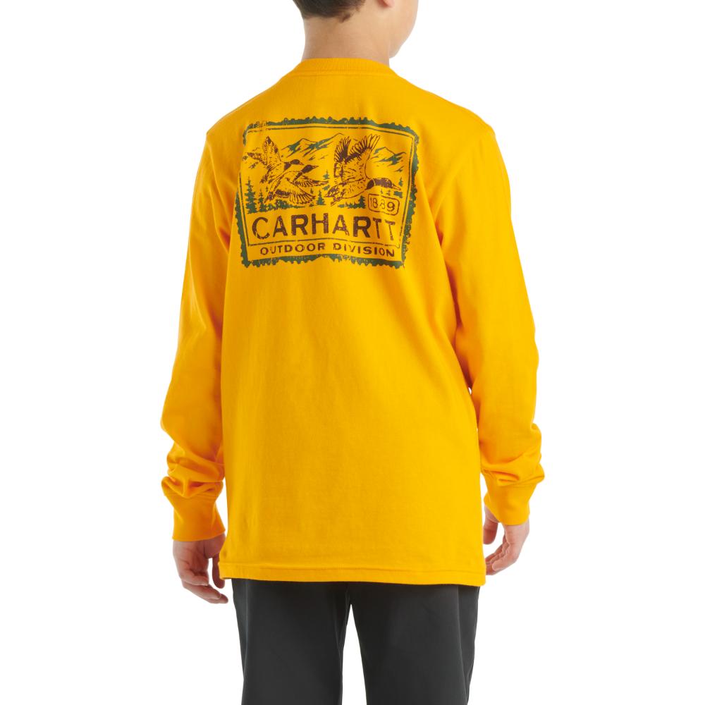 Carhartt Boy's Long-Sleeve Graphic Pocket T-Shirt - CA6596 | Rural
