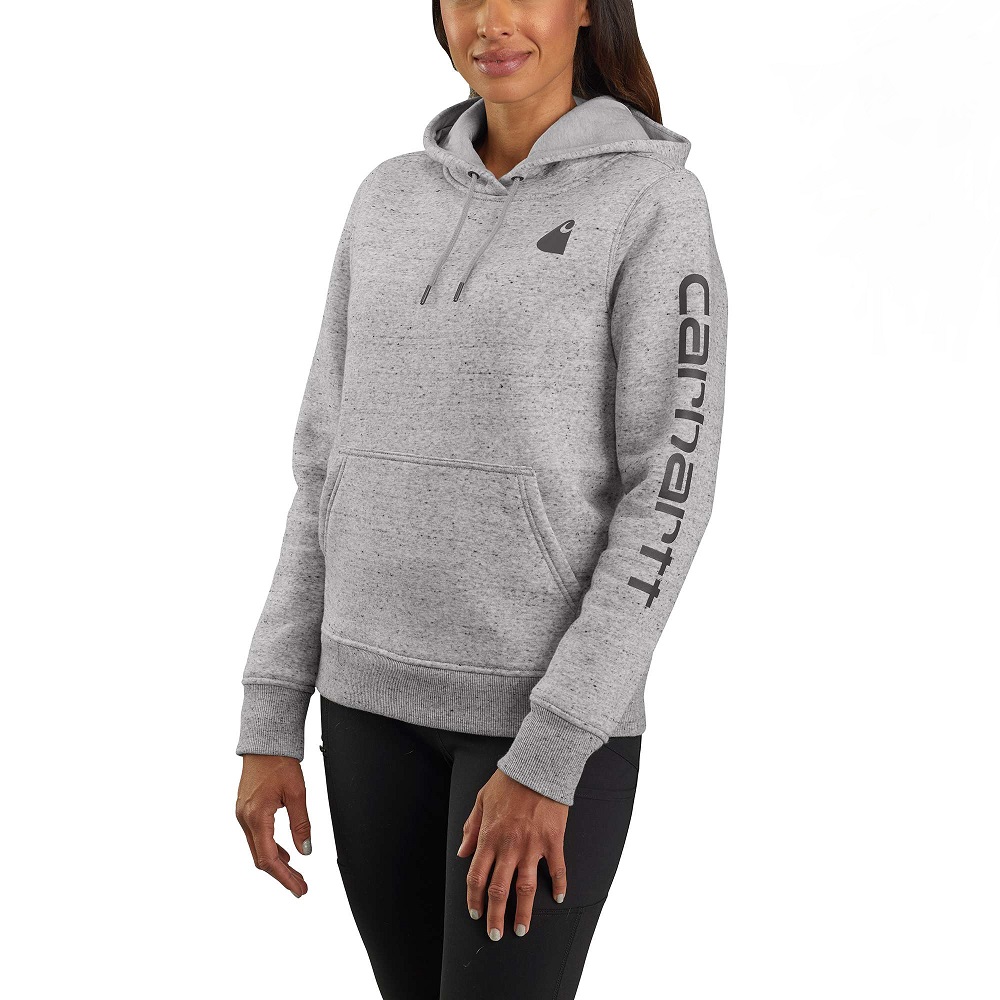 Carhartt® Women's Relaxed Fit Midweight Logo Sleeve Graphic