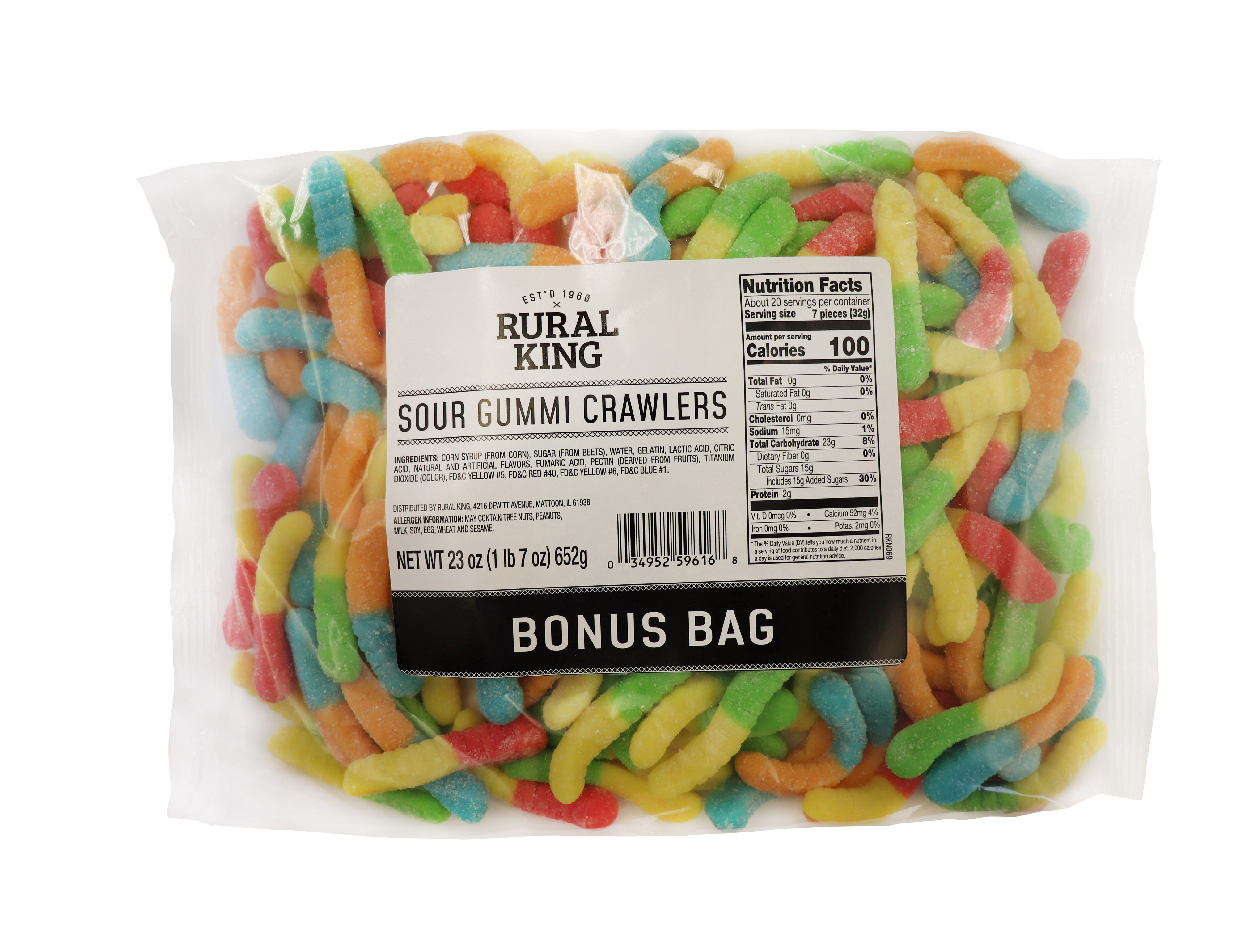 Rural King Sour Gummi Crawlers Bonus 23oz. | Rural King