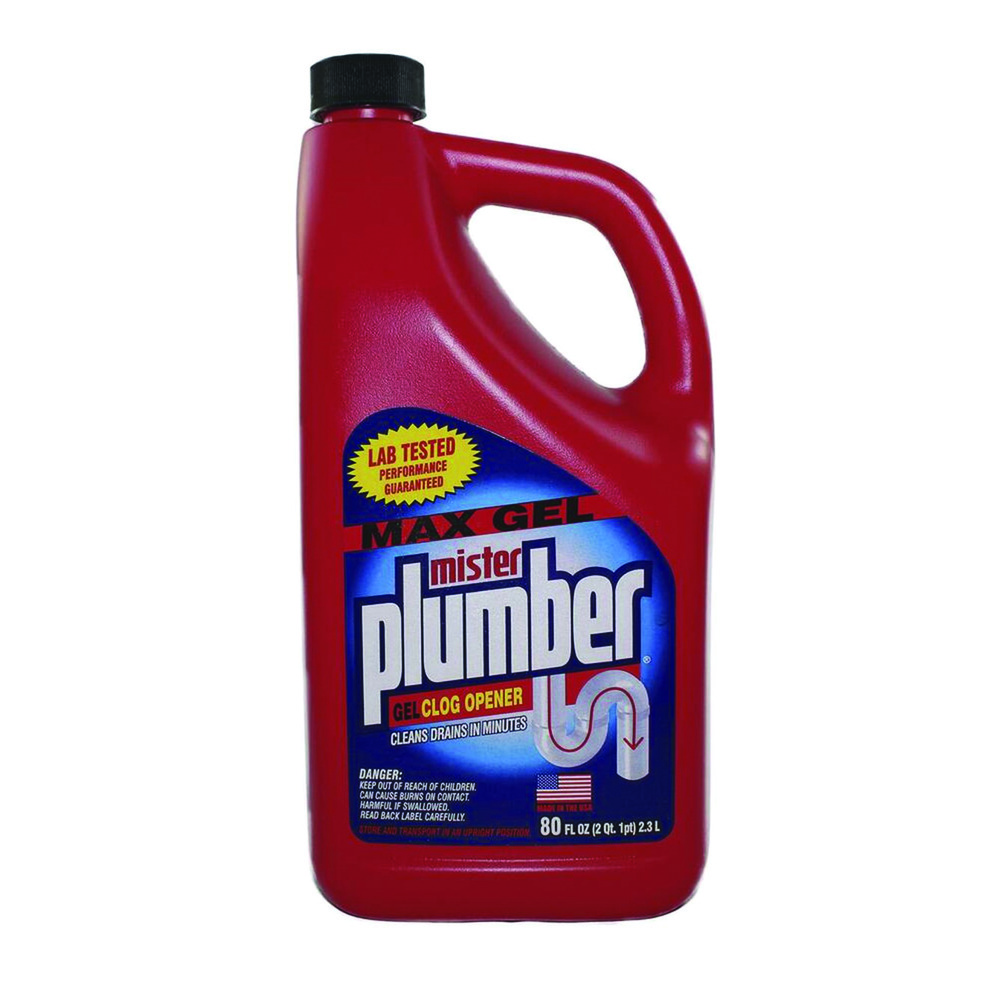 Mister Plumber Max Gel Drain Opener, 80 oz. 50380 Rural King