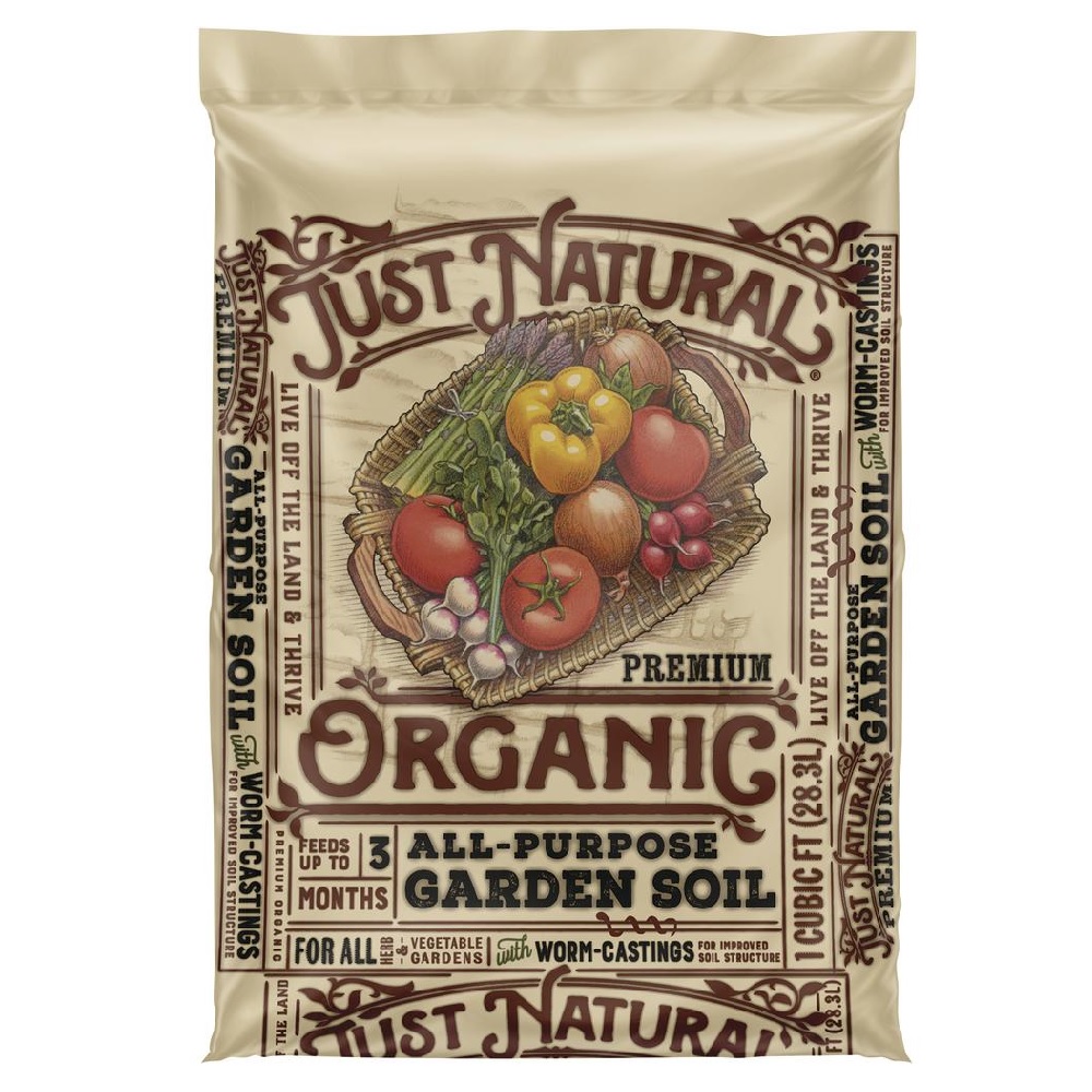 Just Natural Organic AllPurpose Garden Soil, 1 Cu. Ft. 50150144 Rural King