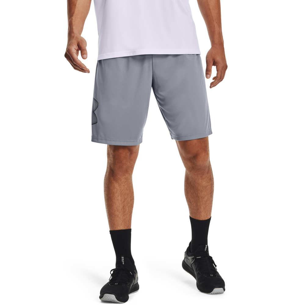 Under Armour Men's Tech Graphic Shorts, Steel - 1306443-035-LG