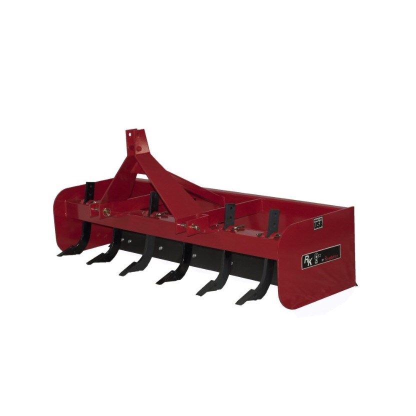 King Kutter 6' Professional Hinged Box Blade, Red HBB72RR Rural King
