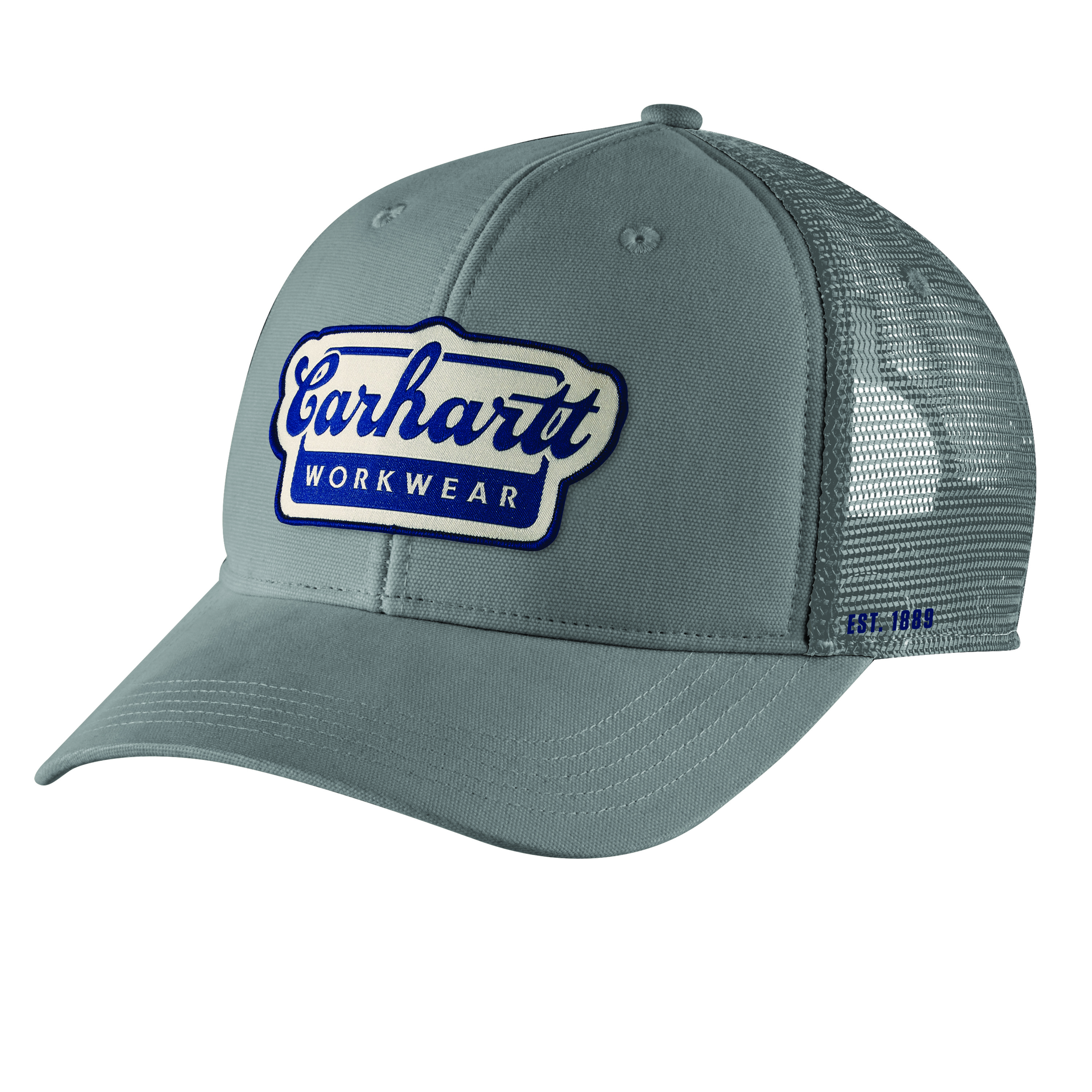 Carhartt Rugged Flex™ Twill Mesh-Back Script Patch Cap, Chalk