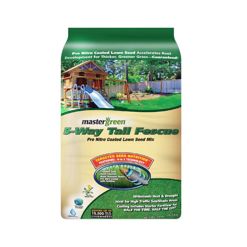 Master Green 5Way Tall Fescue Seed Mix 50 lb. Bag SEEDTURFFESCU
