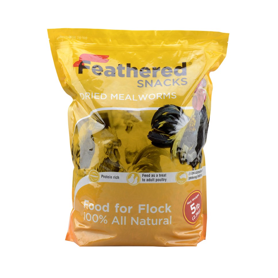 Dried Mealworm Chicken Treats, 5 lb. Bag Rural King