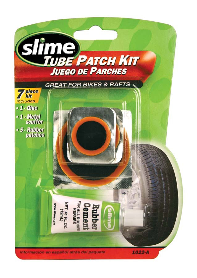 thumbnail image 2 of Slime 2033 60-Piece Tire Repair Kit – Rubber Patches, Scuffers & Cement – Tube Tire Puncture Fix 2 of 3