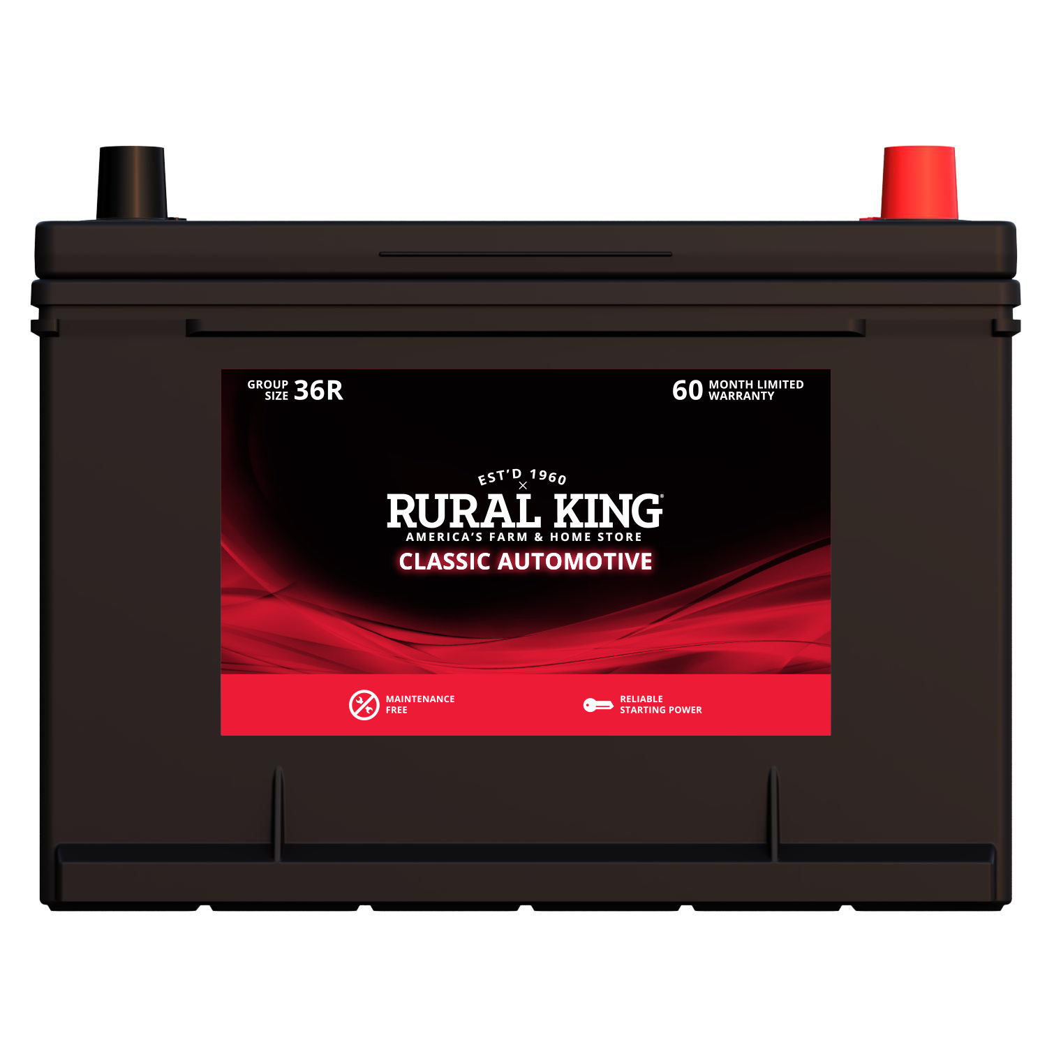 Rural King Classic Automotive Battery 36R60 Rural King