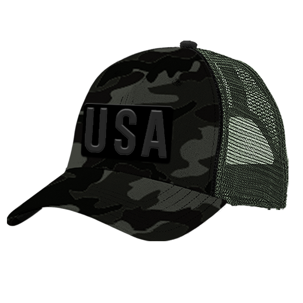 RK Americana Men's USA Patch Cap Dark Green Camo AMPCAP63 Rural King